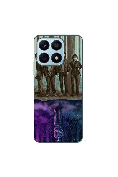 OEM Husa compatibila cu Honor X8a Silicon Gel Tpu Model Stranger Things Upsid...