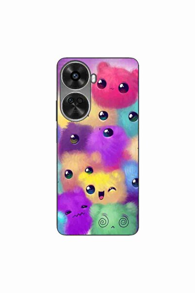 OEM Husa compatibila cu Huawei Nova 12 SE Silicon Gel Tpu Model Pufosi Colorati