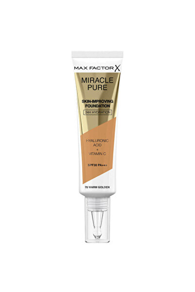 Max Factor MIRACLE PURE LIQUID MAKE UP SPF30 WARM GOLDEN 30ML