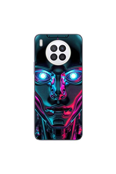 OEM Husa compatibila cu Huawei Nova 8i Silicon Gel Tpu Model Chrome Humanoid