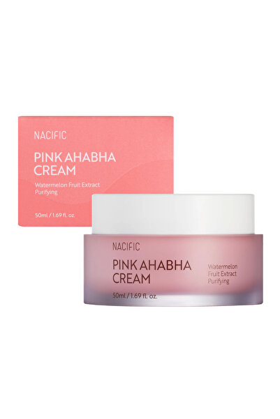Nacific Crema de fata multifunctionala cu acizi AHA si BHA, Pink AHA BHA, 50 ml