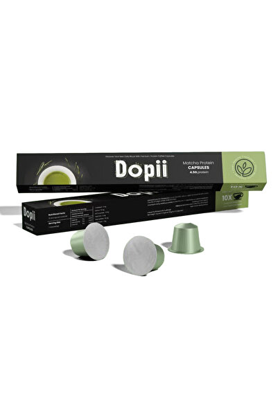 dopii Matcha Protein Capsules Matcha Coffee Pods with 4.5g Protein