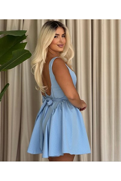 Pretty Rochie baby doll cu strasuri fine