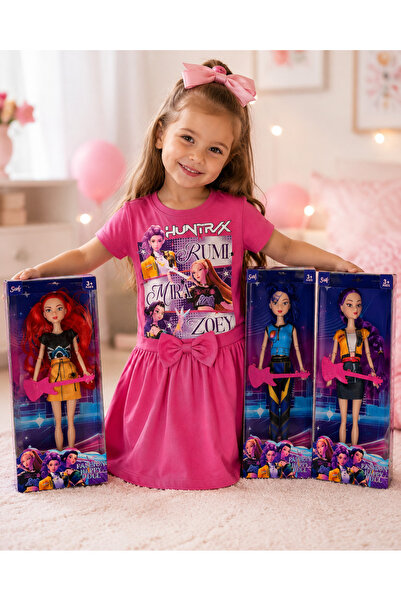Fayola Set Rochiță HUNTR/X + 3 Păpuși Cadou