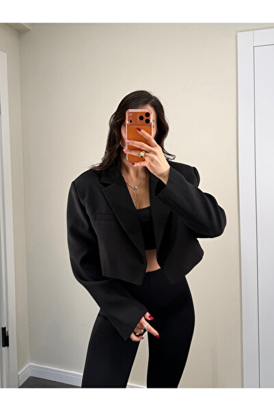 Vonica Official Oversize Crop Ceket
