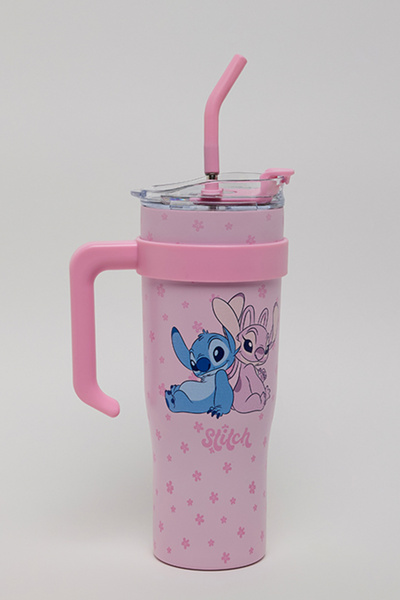 R&B Stitch and Angel Print Tumbler