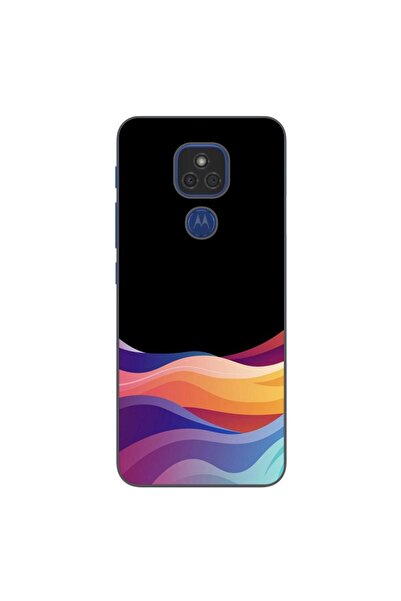 OEM Husa compatibila cu Motorola Moto E7 Plus Silicon Gel Tpu Model Neon Waves