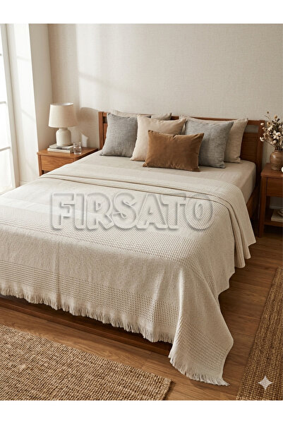 Fırsato %100 Pamuklu Çift Kişilik Waffle Pike - 200x240 cm
