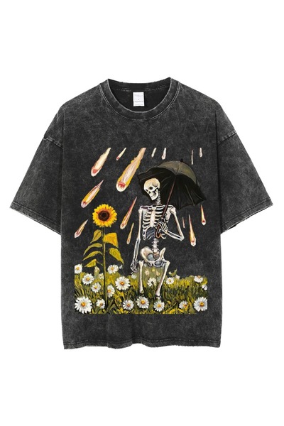 bellanova Unisex Oversize T-shirt με στάμπα Streetwear Άνετη εφαρμογή Daily P...