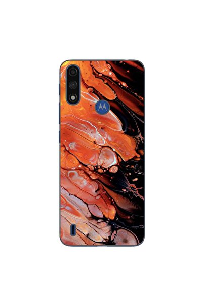 OEM Husa compatibila cu Motorola Moto E7 Power Silicon Gel Tpu Model Abstract...