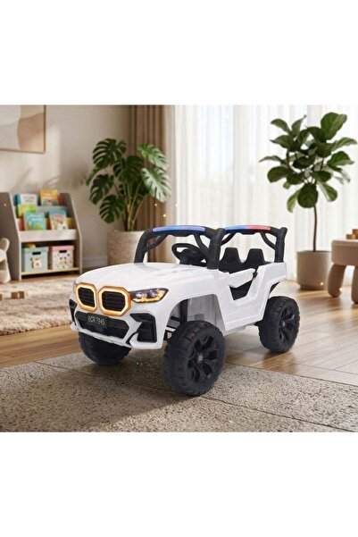Star Kids سيارة أطفال كهربائية مع صفارة شرطة، بطارية 12 فولت، محركان، ميزة ال...