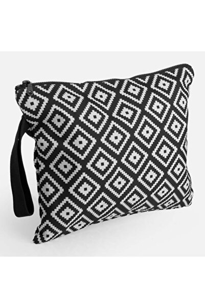 OEM Portfard de Vară Negru, material textil, Model Aztec, Cu Fermoar, Cu Mâne...