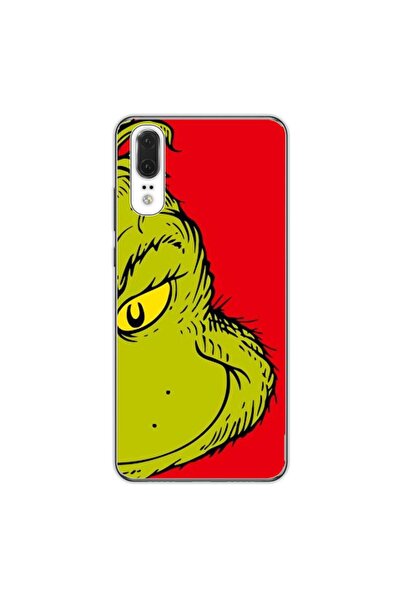 OEM Husa compatibila cu Huawei P20 Silicon Gel Tpu Model Craciun Grinch Face