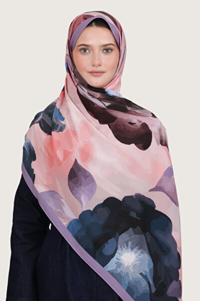 b blueberry italia Bursa Silk Shawl - Sapphire Garden Series -
