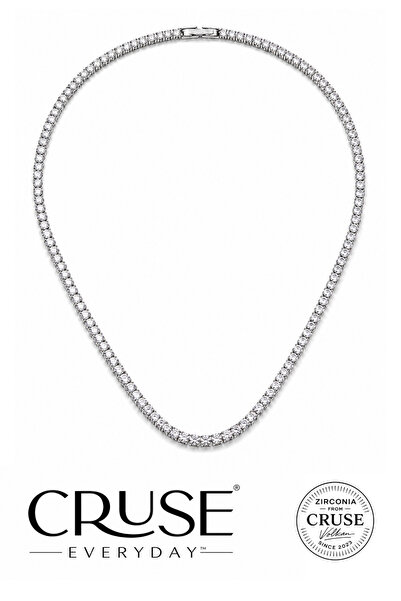 Cruse 3MM Zirkon Taşlı Su Yolu Kolye Everyday™ Özel Seri
