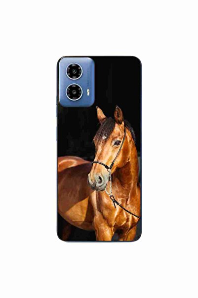 OEM Калъф, съвместим с Motorola Moto G34, силиконов гел TPU, с шарка на кон н...
