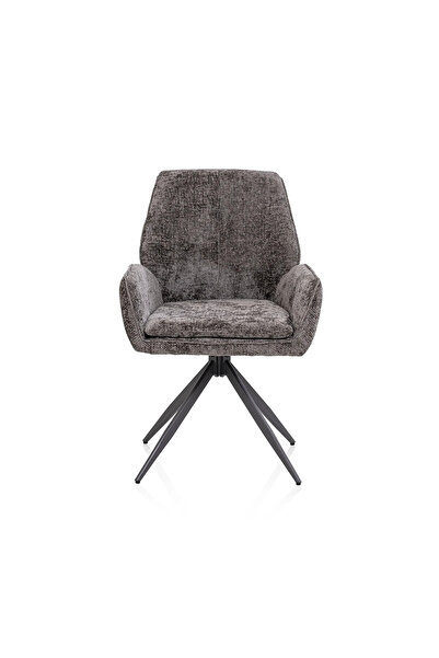 Midas Furniture CHENILLE DINING CHAIR 58X64X90 CM GREY