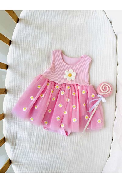 NUNU BABY Lisa Papatyalı Tütü Elbise