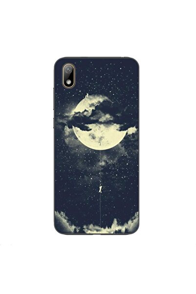 OEM Case compatible with Xiaomi Redmi 7A Silicon Gel Tpu Model Moon Climbing