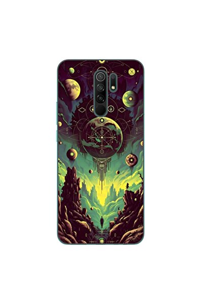 OEM Case compatible with Xiaomi Redmi 9 Silicone Gel Tpu Pattern Mystical Planet