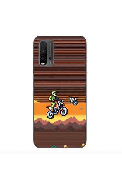 OEM Case compatible with Xiaomi Redmi 9T Silicone Gel Tpu Pattern Pixel Art M...