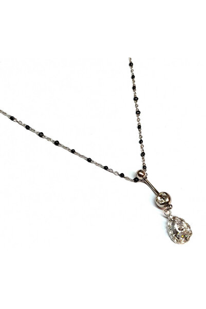 AMALFİ Αξεσουάρ Ατσάλινο Κολιέ