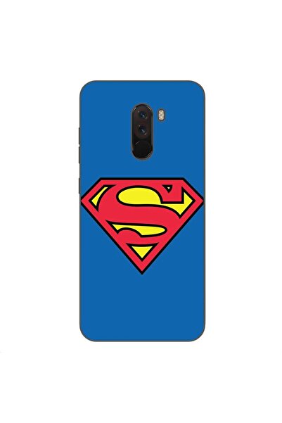 OEM Case compatible with Xiaomi Pocophone F1 Silicone Gel Tpu Superman Model