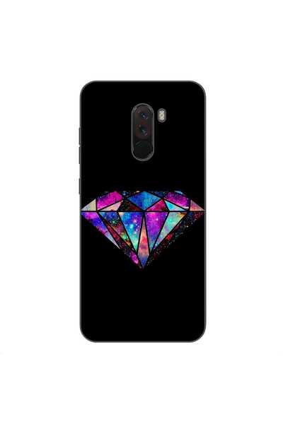 OEM Husa compatibila cu Xiaomi Pocophone F1 Silicon Gel Tpu Model Diamond Black