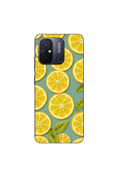 OEM Husa compatibila cu Xiaomi Redmi 12C Silicon Gel Tpu Model Summer Lemon S...