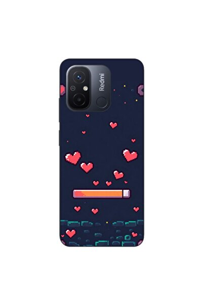OEM Husa compatibila cu Xiaomi Redmi 12C Silicon Gel Tpu Model Pixelated Heal...