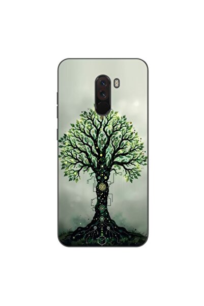 OEM Θήκη συμβατή με Xiaomi Pocophone F1 από σιλικόνη gel TPU με σχέδιο Μυστικ...