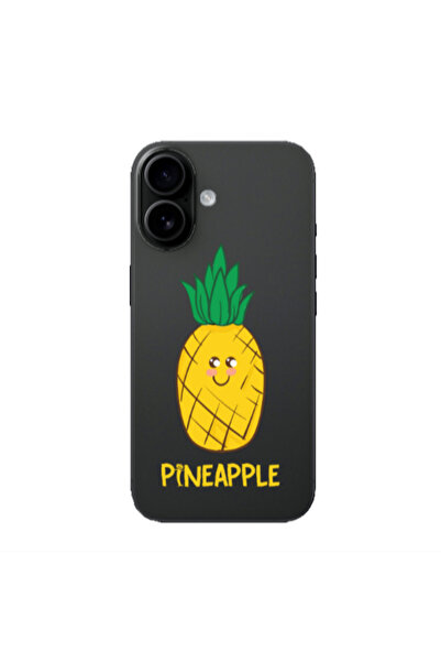 Other Apple Iphone 16 plus Pineapple Transparent Silicone TPU Θήκη