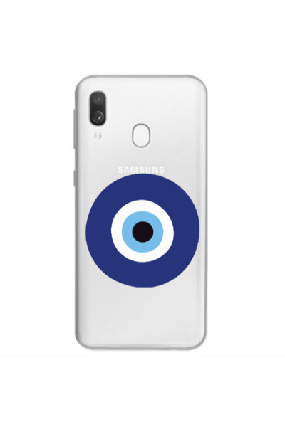 Other Samsung A40 Evil eye bead Transparent Silicone TPU Θήκη