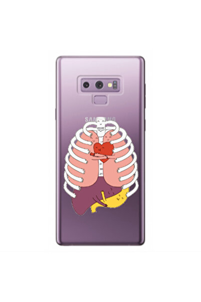 Other Samsung Note 9 Anatomy Transparent Silicone TPU Θήκη