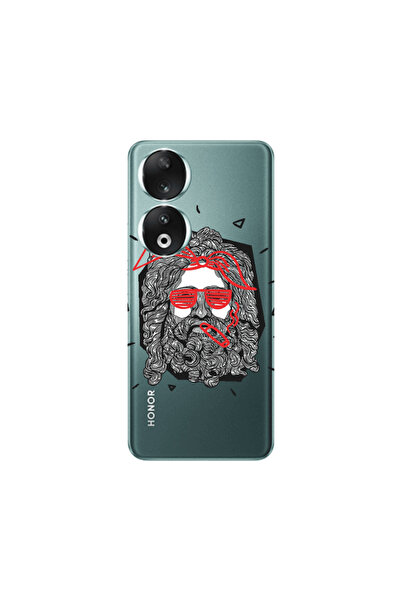 Other Honor 90 5G Cool glasses Transparent Silicone TPU Θήκη