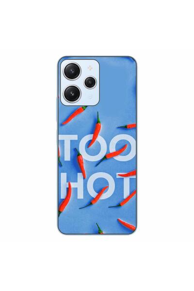 OEM Husa compatibila cu Xiaomi Redmi 12 4G Silicon Gel Tpu Model Mesaj Too Hot