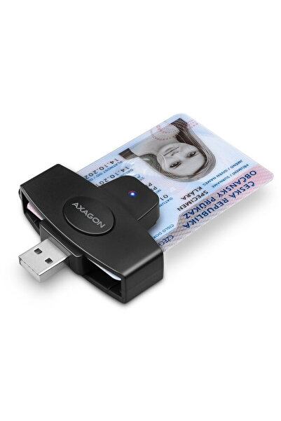 Axagon Cititor SIM Smart Card PocketReader, CRE-SM4N, USB 2.0