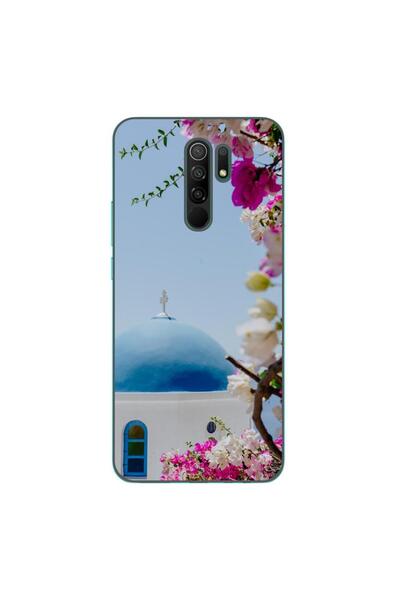 OEM Case compatible with Xiaomi Redmi 9 Silicone Gel Tpu Pattern Greece Santo...