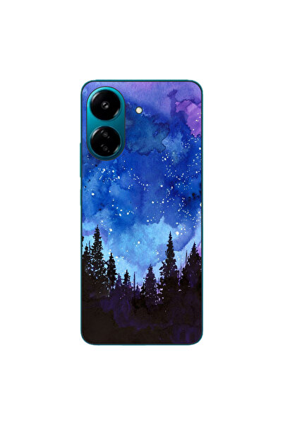 OEM Husa compatibila cu Xiaomi Redmi 13C 4G Silicon Gel Tpu Model Night Forest
