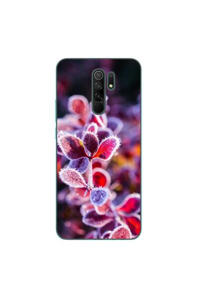 OEM Husa compatibila cu Xiaomi Redmi 9 Silicon Gel Tpu Model Flori Inghetate