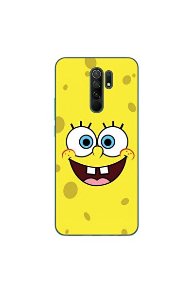 OEM Husa compatibila cu Xiaomi Redmi 9 Silicon Gel Tpu Model Spongebob Happy