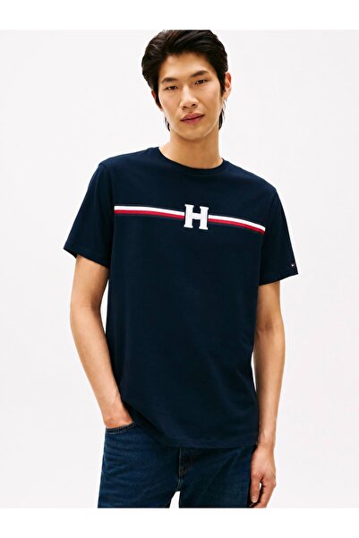 Tommy Hilfiger x Shawn Yue H Striped Signature Logo Cotton T-Shirt