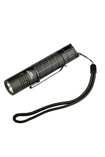 Dulotec Ισχυρός συμπαγής φακός Convoy S15 MAX, έως 2000 lumens, έως 460 μέτρα...
