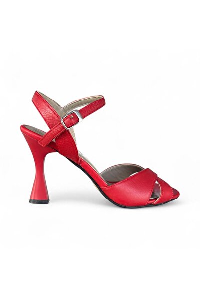 Hayati Arman Women's Genuine Leather Ankle Buckle Thin Heeled Evening Dress S...