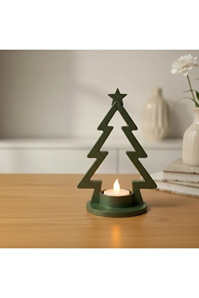 OEM Mini Lampă de veghe LED decorativă în formă de brad stilizat