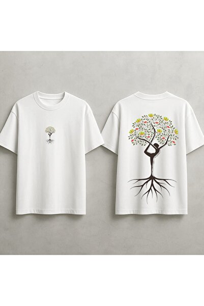 MAGORS Unisex Front and Back Printed Mindfulness, Black Lotus Flower, Mandala...