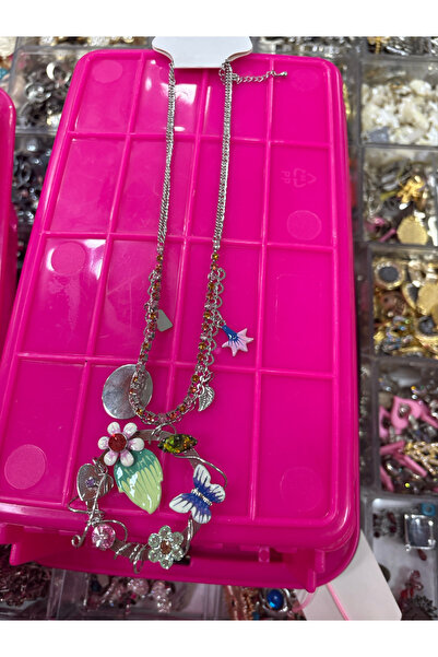 ELUNE İSTANBUL Product Name: Milano Colorful Flower and Butterfly Figured Lon...