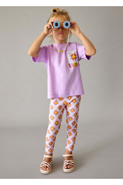 MAYORAL Girl's Tights Set Purple
