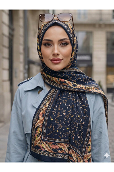 Nazellaa Beech Wood Organic Modal Shawl - Blue