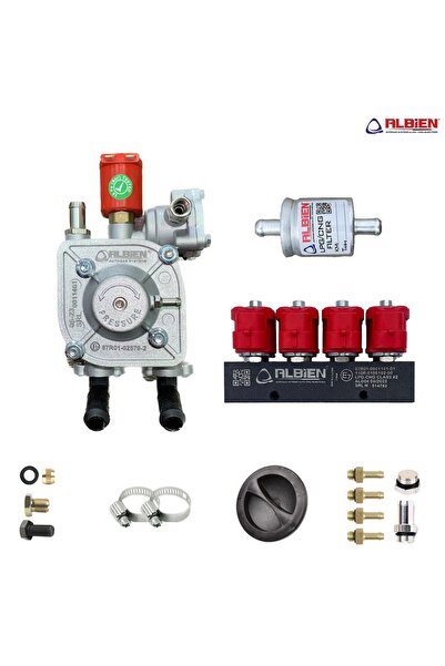ALBİEN Atiker Uyumlu Gaz Kesicili Sıralı Sistem Regülatör 110kw + Albien Lpg ...
